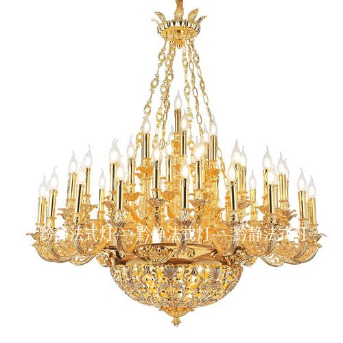 Zinc alloy chandelier French style lamps