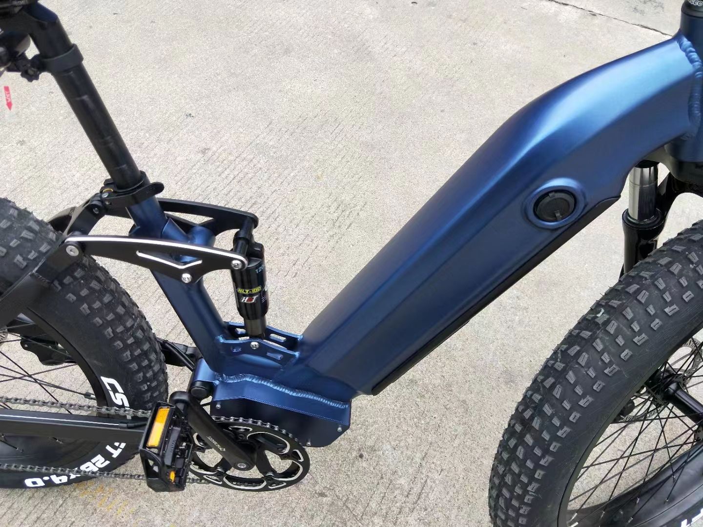 High Quality 26 Inch Aluminum Frame Full Suspension Electric Fat Tire Ebike Bike For Sale