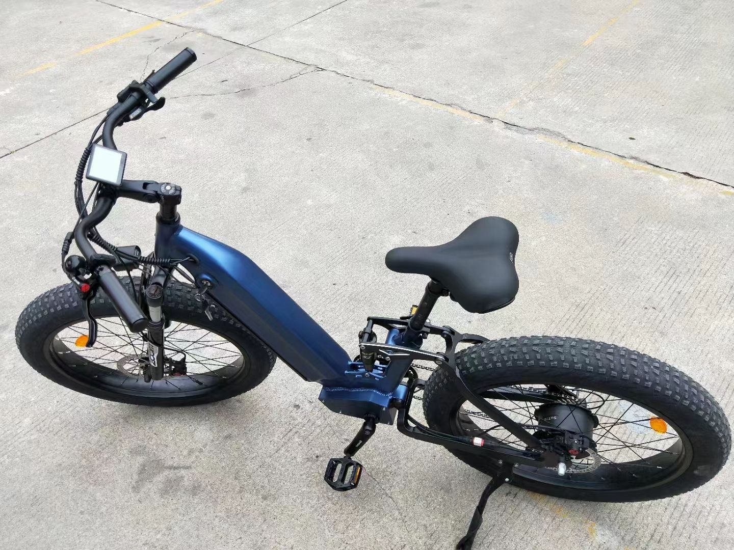 High Quality 26 Inch Aluminum Frame Full Suspension Electric Fat Tire Ebike Bike For Sale