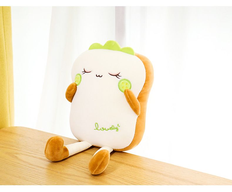 Plush Cushion Hamburger Sandwich Wholesale Custom Logo Toy Decoration