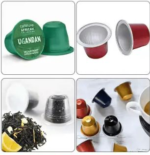 Professional automatic coffee pods making filling and ...