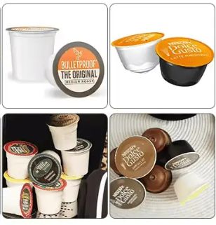 Professional automatic coffee pods making filling and ...