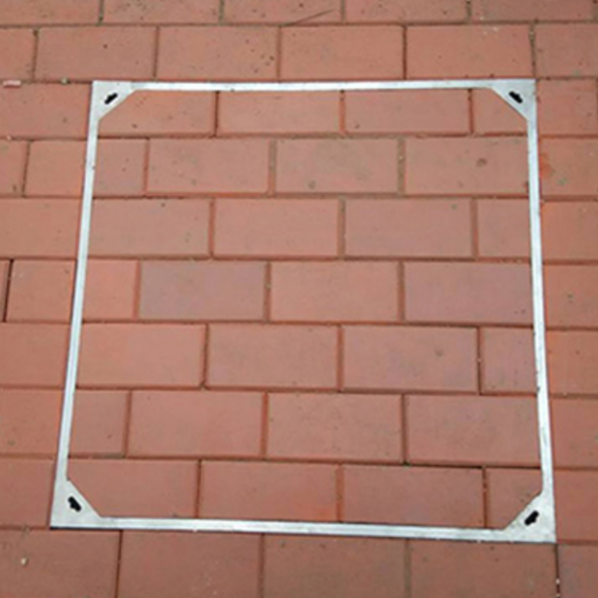 Stainless steel invisible manhole cover Square rain manhole cover Gutter cover