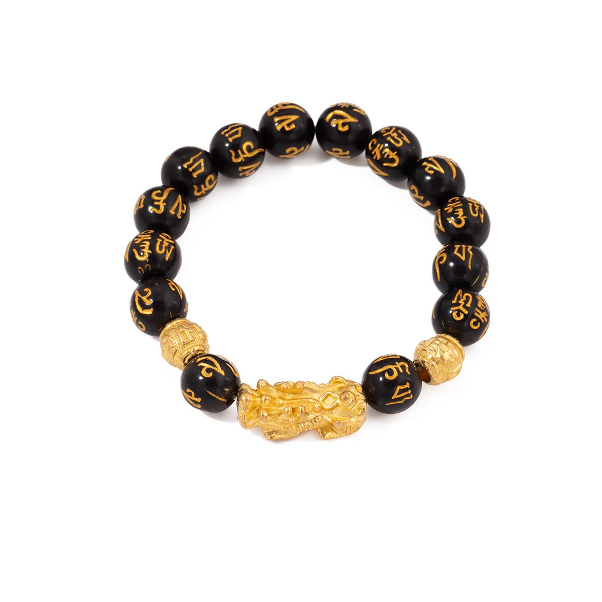 Feng Shui Obsidian Fortune Bracelet