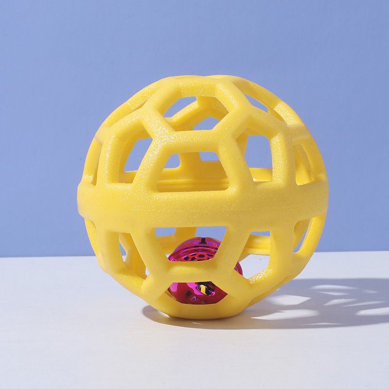 New Arrival Bell Ball High Quality Cat Dog Pet Toys Interactive Hollow Plastic Ball Factory