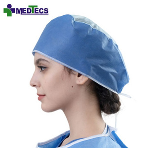 Hospital Medical Service Xray Printed Scrubs Non Woven Disposable Surgical Head Cap