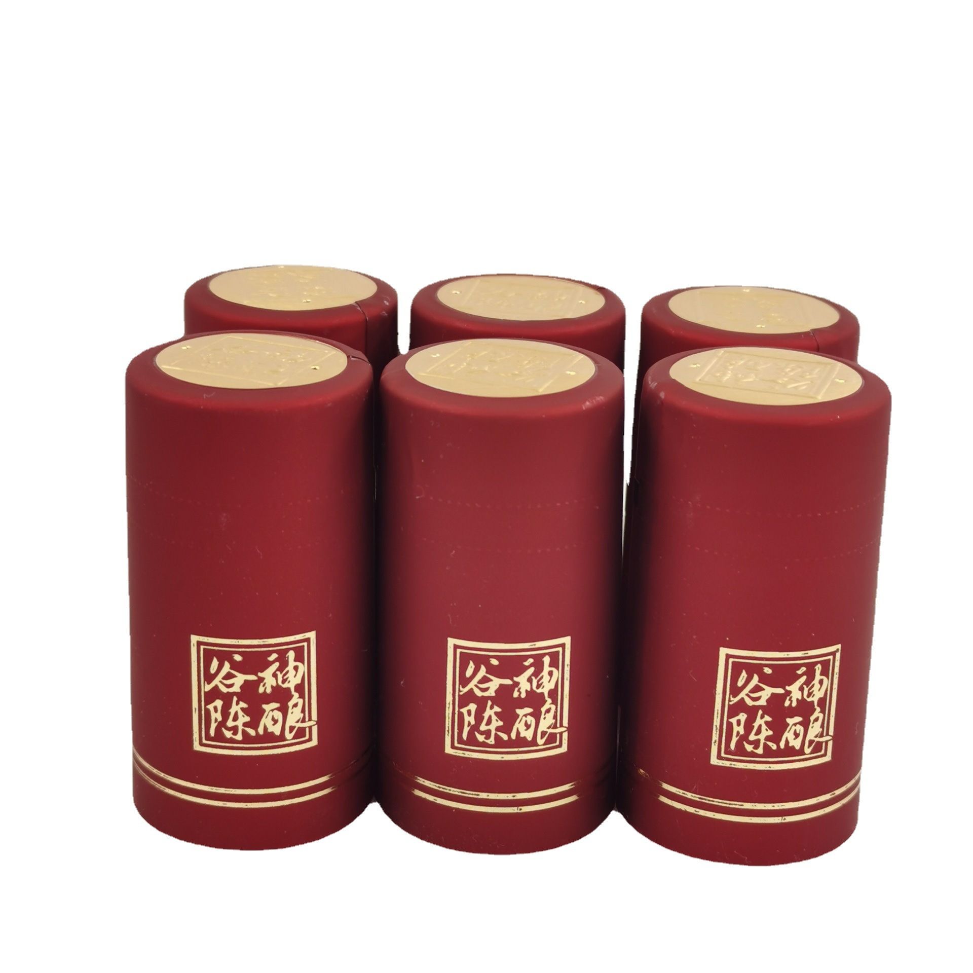 Customize wholesale standard size aluminum foil capsules pvc heat shrink capsules for champagne wine bottles