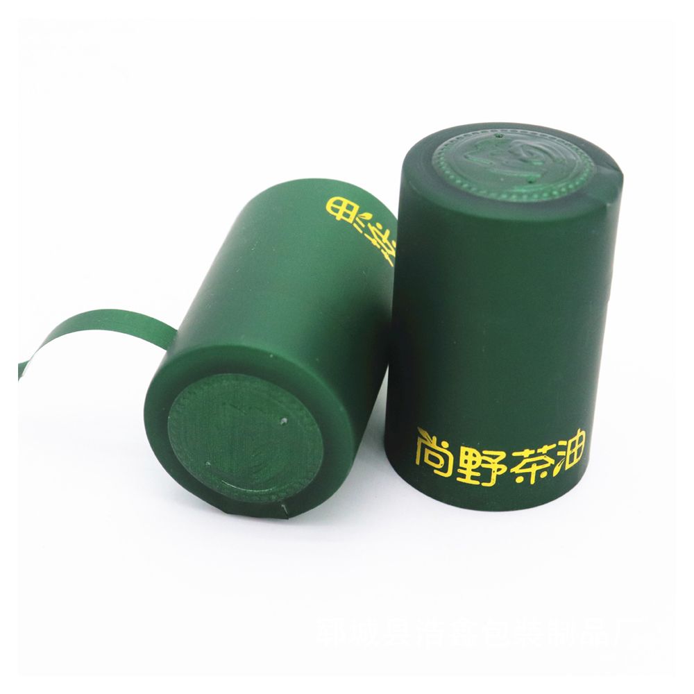 Custom Printed Logo Hot Wine Pvc Plastic Heat Shrink Capsules Champagne For Wine Liquor Bottles