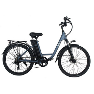 Cheap Adult 48v 350w Electric City Bicycle Aluminum Alloy 26" Electric Road Hybrid Bike E Bike Cycle