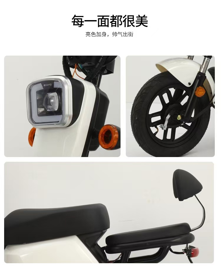 Electric Bike Adult Electric Bicycle FENGTU City Sports E-bike Large Battery Capacity With Fat Tire Wide Pedals