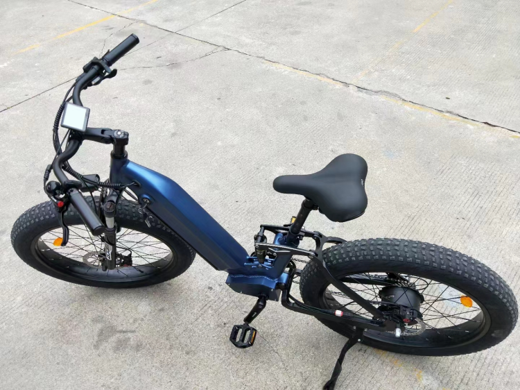 Mid Drive Step Through Hidden Battery Full Suspension Electric Mountain Bike For Sale