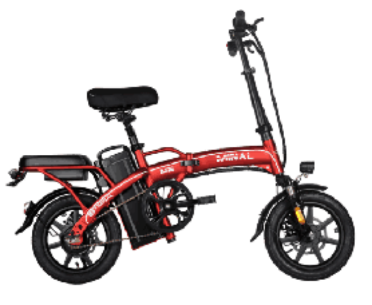 350W Foldable Electric Bicycle 48V Electric Mountain 14