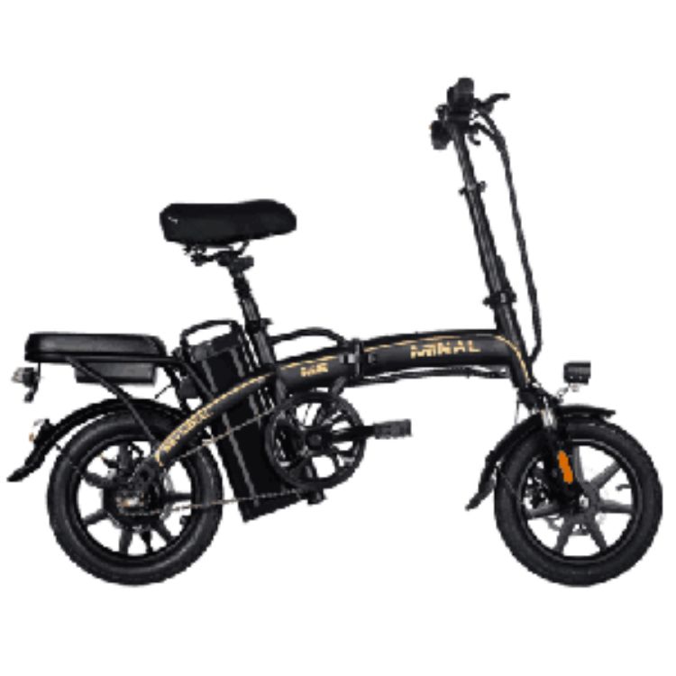 350W Foldable Electric Bicycle 48V Electric Mountain 14