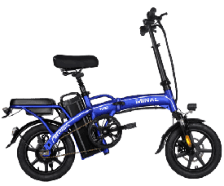 350W Foldable Electric Bicycle 48V Electric Mountain 14