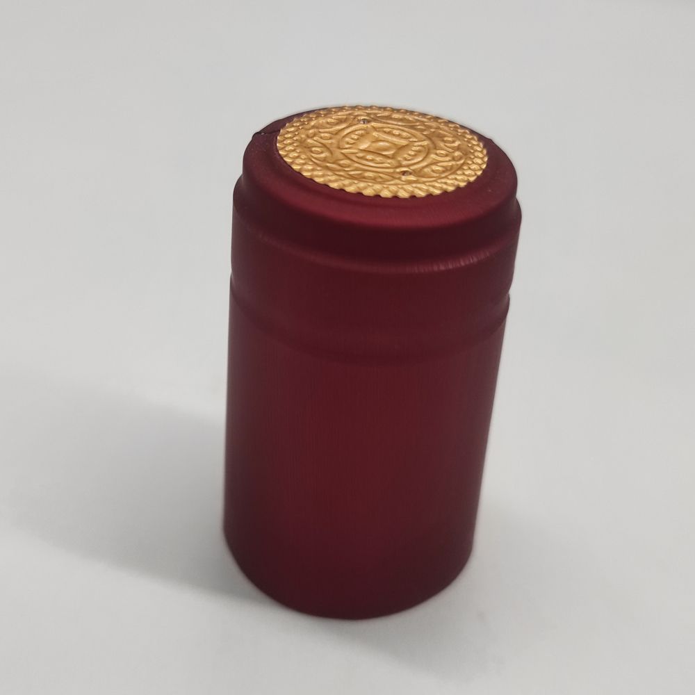 Professional Custom Embossed Logo Wine Olive Oil Glass Bottle Heat Shrink Capsules