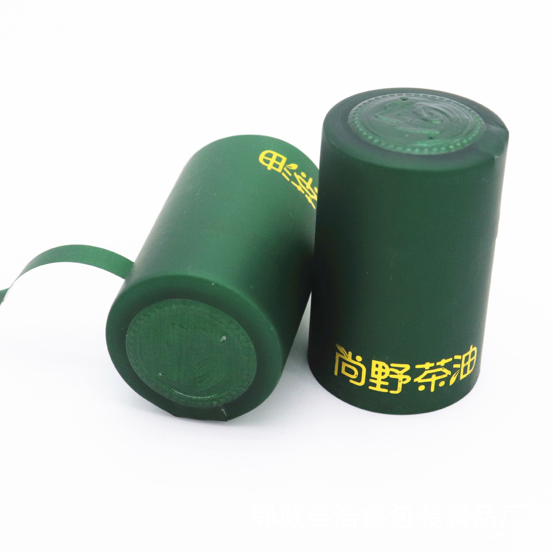 Wholesale Different Size PVC Aluminum Embossed Top Logo Heat-Shrinkable Capsules Cap