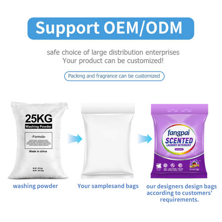 High quantity washing powder Deep Effectively Cleaning Laundry Detergent powder Customized for Laundry