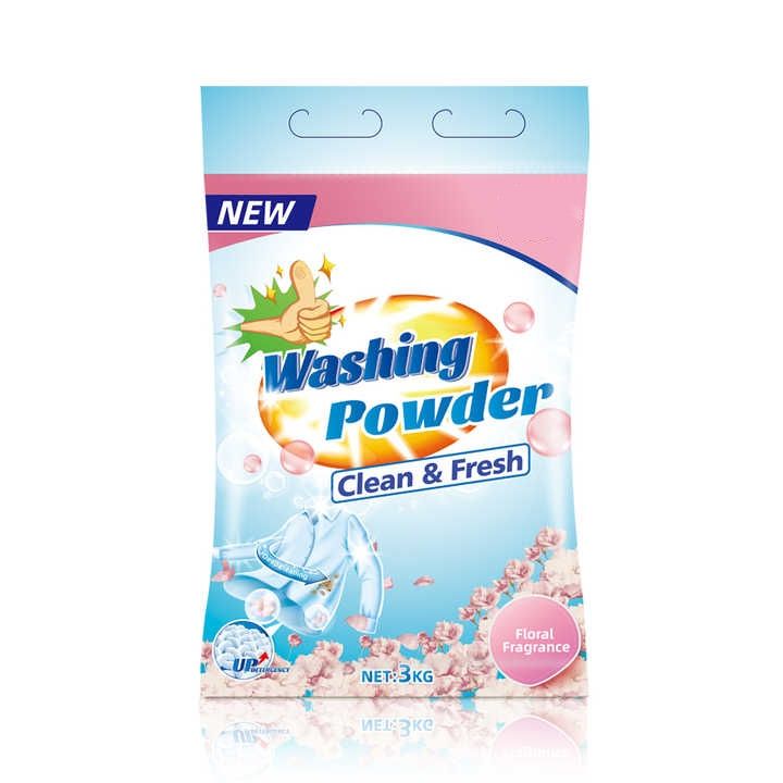 OEM Bulk Laundry Washing Powder Available in 10kg, 20kg, 25kg, 50kg, and 1 Ton for Clothes