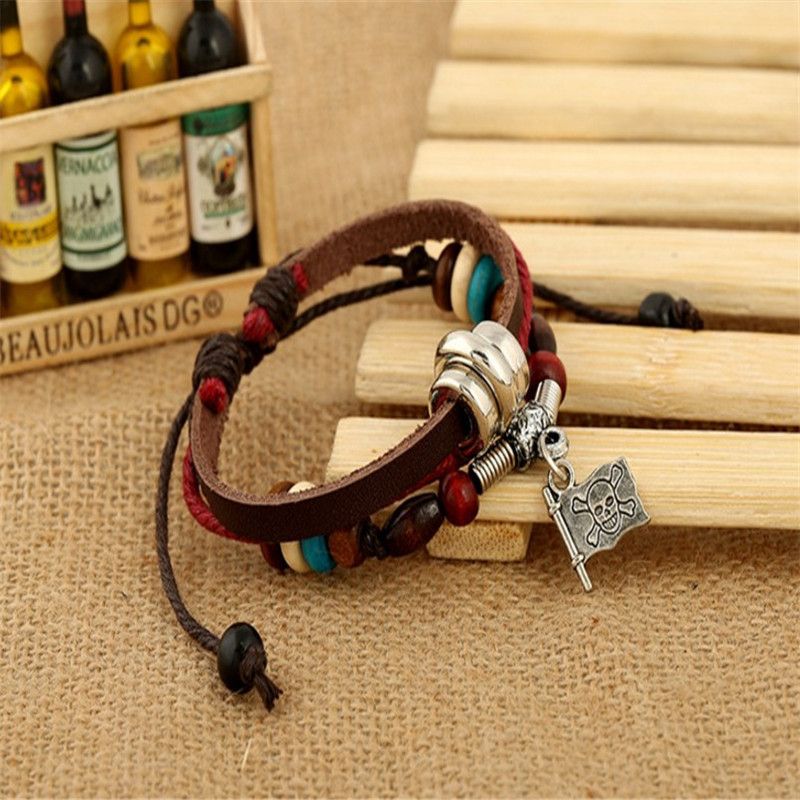 Sweet and cute style hand accessories wholesale mixed batch fashion temperament versatile leather bracelet