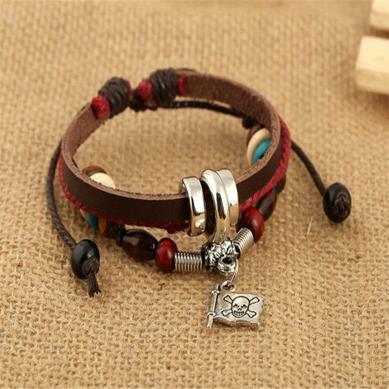 Sweet and cute style hand accessories wholesale mixed batch fashion temperament versatile leather bracelet