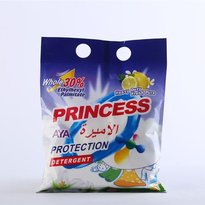 Eco-Friendly Plastic Packaging Bags for Laundry Detergent Powder with Custom Logo Options