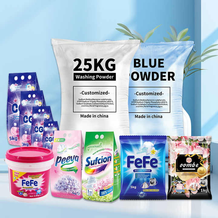 High and Low Density Detergent Soap Powder for Fast and Effective Laundry Cleaning