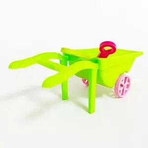 New products toys for outdoor eco friend material sand beach toy plastic beach sand toy trolley Sand Wheel