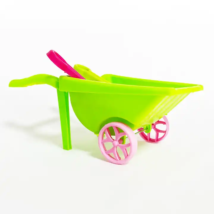 New products toys for outdoor eco friend material sand beach toy plastic beach sand toy trolley Sand Wheel