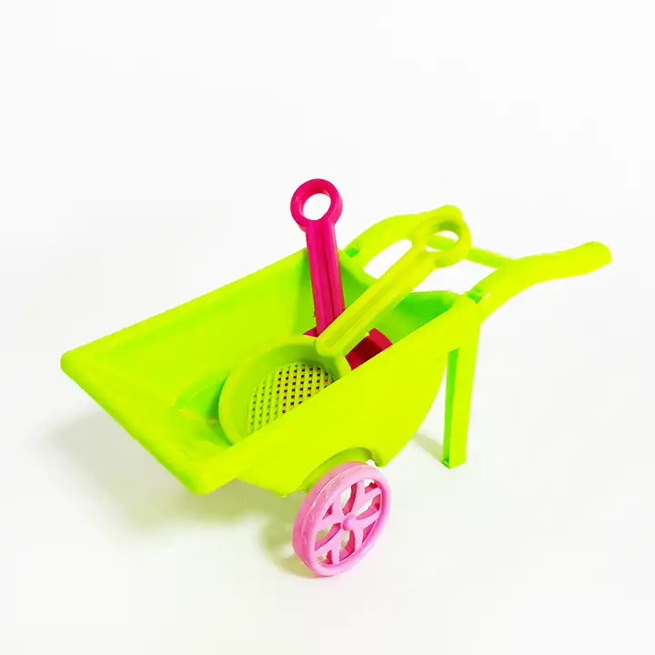 New products toys for outdoor eco friend material sand beach toy plastic beach sand toy trolley Sand Wheel