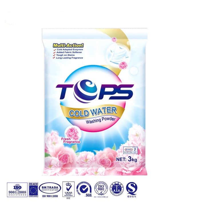 China Factory Manufacturer of Laundry Detergent Chemical Washing Powder Soap Powder