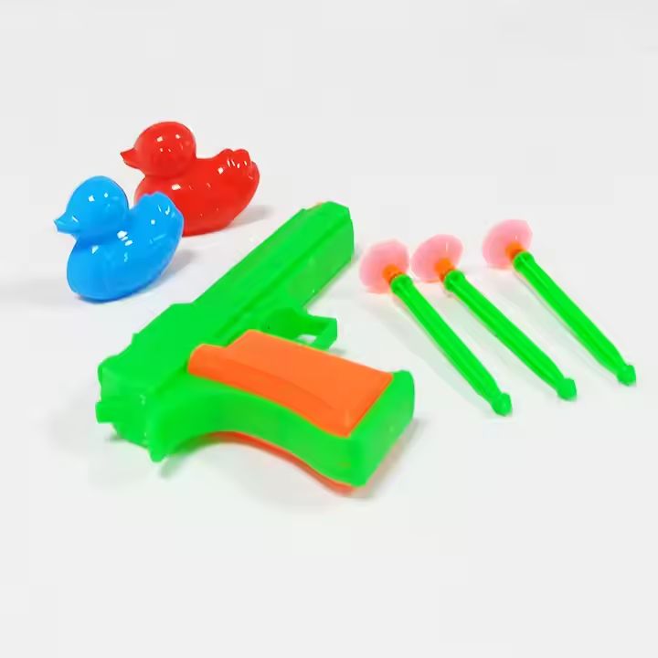 Children's toy shooting indoor and outdoor Dual soft shot gun shot competition safety suction cup bullet toy gun