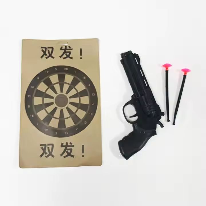 Hot Sale & High Quality Cheap Big Soft Bullet Gun Toy With Dart Board And Needle Gun