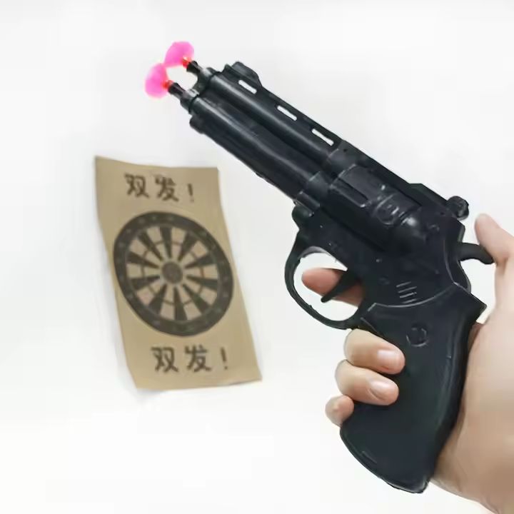 Hot Sale & High Quality Cheap Big Soft Bullet Gun Toy With Dart Board And Needle Gun