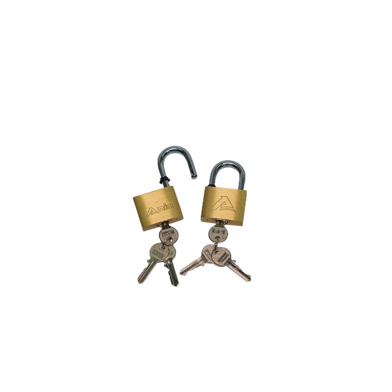 Factory OEM sells heavy duty OEM brass cylinder brass painted iron padlocks