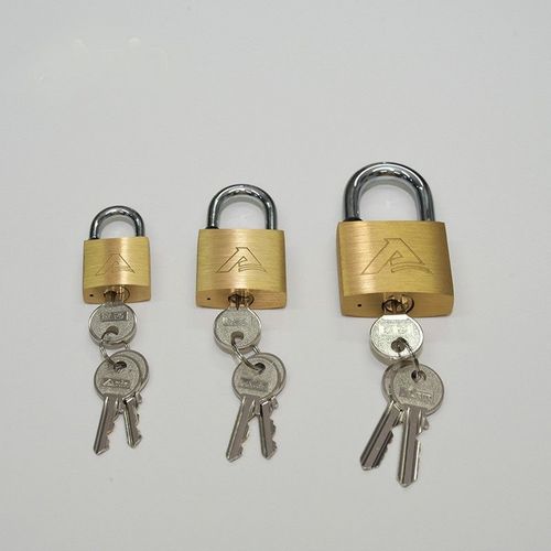 Factory OEM sells heavy duty OEM brass cylinder brass painted iron padlocks