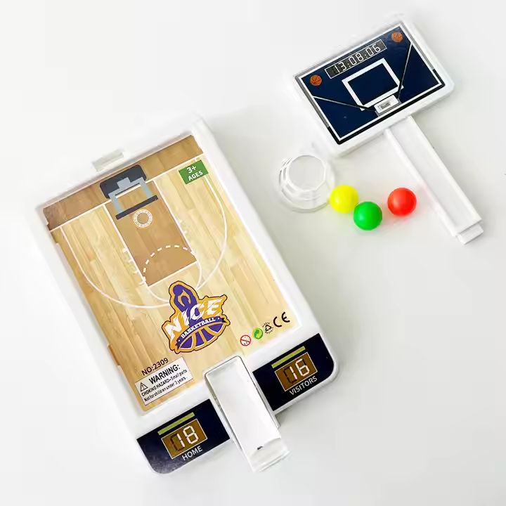 Low price wholesale Mini Promotional Toy Hands-on Puzzle Gifts For Kid Mini Simulation Basketball Stand Board Basketball Game