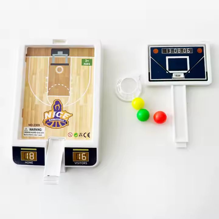 Low price wholesale Mini Promotional Toy Hands-on Puzzle Gifts For Kid Mini Simulation Basketball Stand Board Basketball Game