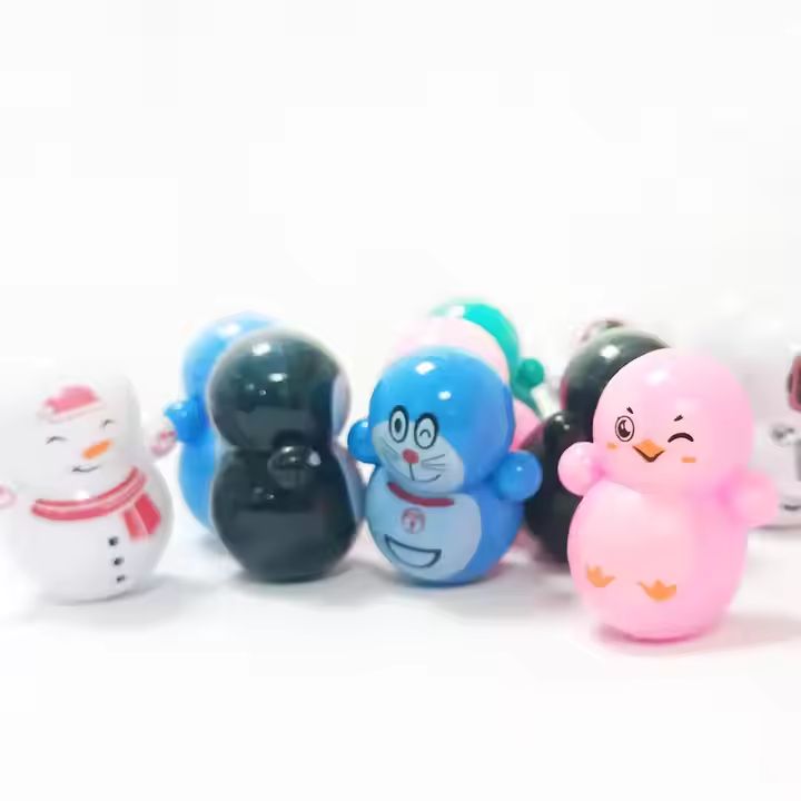 Cartoon mini tumbler penguin children's puzzle mini gift leisure nostalgia small toys wholesale