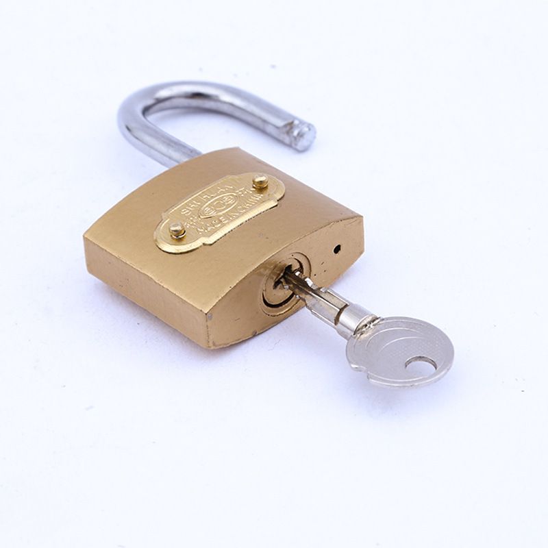 cheapest lock solid anti-rust high security ultra-thin type brass padlock