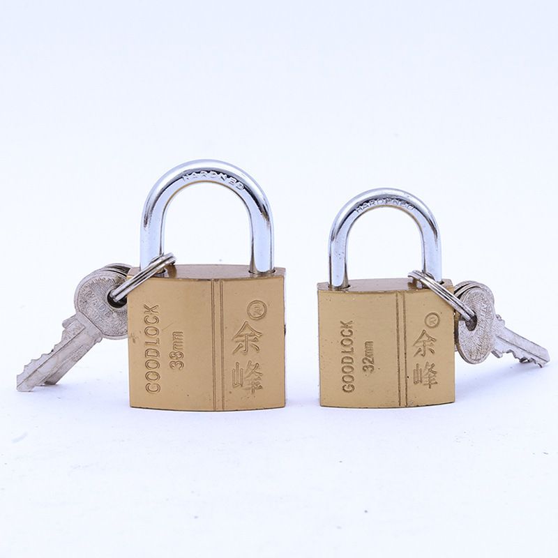 cheapest lock solid anti-rust high security ultra-thin type brass padlock