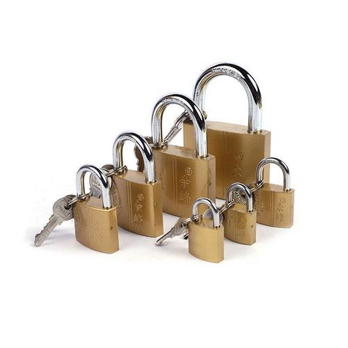 cheapest lock solid anti-rust high security ultra-thin type brass padlock