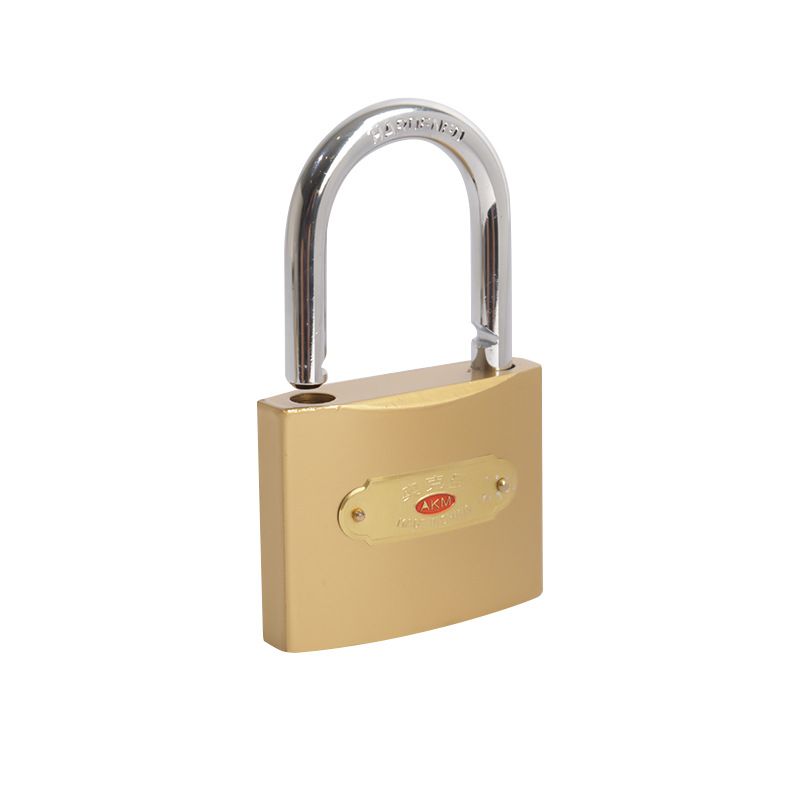 Heavy duty brass painted safety pad lock iron padlock factory direct sale security padlock