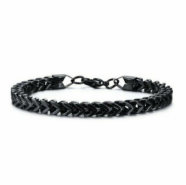 Titanium steel men's bracelet domineering stainless steel jewelry personality gift three color optional Personality Charm