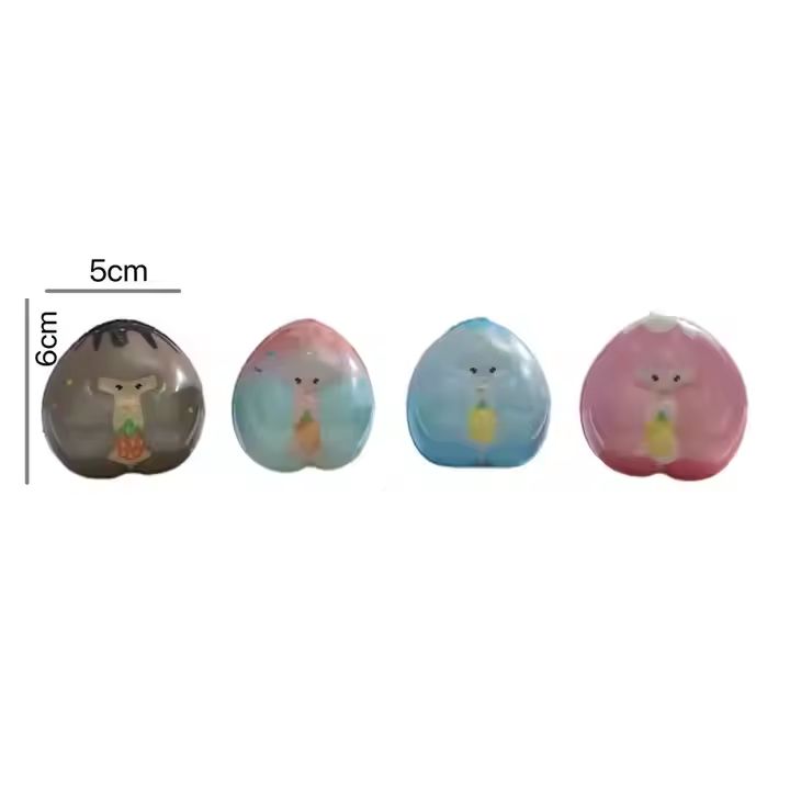 New Product Cartoon Customized Slow Rebound Anti Stress Adhd Autism Anxiety Relief Squeeze Toys Keychains