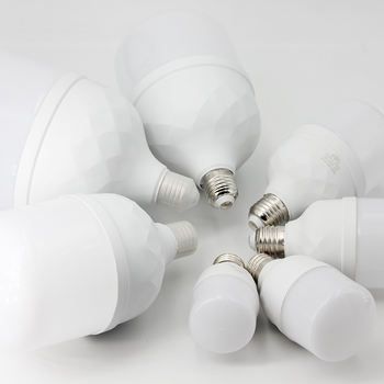 high power 5W 10W 15W 20W 30W 30W 40W 500W 60W plastic housing large LED lighting bulb