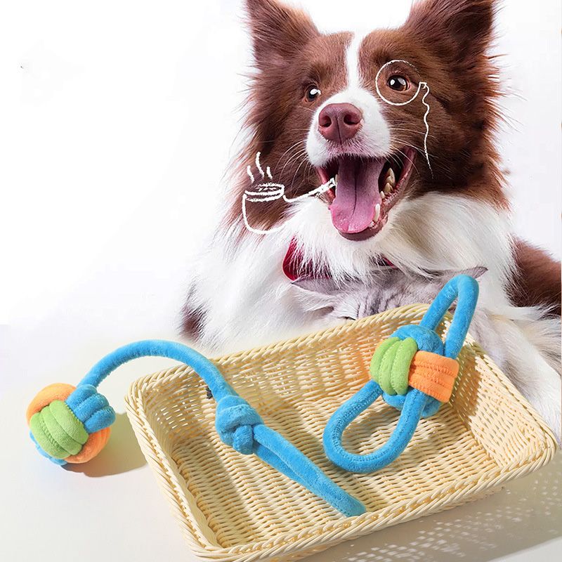 Custom Play Ball Tug-of-War Chew Toy for Pets Wholesale Dog Needs Cats