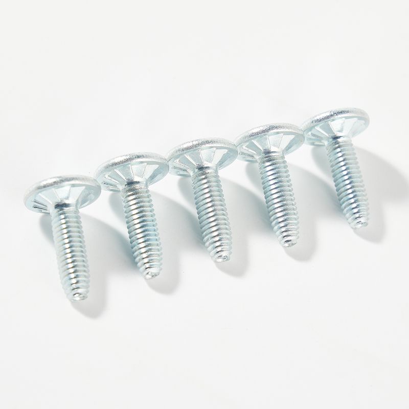 Hex socket thread locking self locking screw