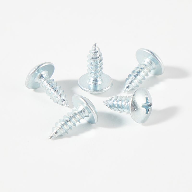 Sharp tailed self tapping metal screws