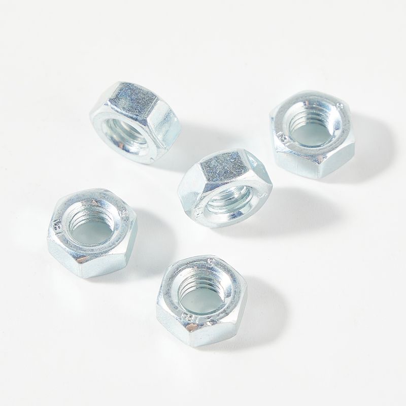 M6 Hex nuts electro-galvanized nuts