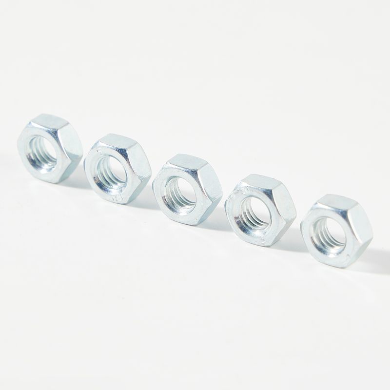 M6 Hex nuts electro-galvanized nuts